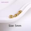 Trendy Round Spacer Beads For Jewelry Making Supplies,Brass Flat Loose Beads DIY Bracelet Necklace Making Accessories Wholesale