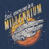 STAR WARS Unisex Adult Dad One In A Millennium Heather T-Shirt