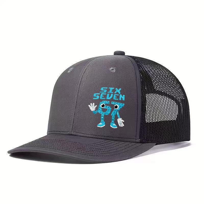 1PC compared to 67 pixel explosive mesh cap! Breathable and sweat resistant, a must-have streetwear for trendsetters