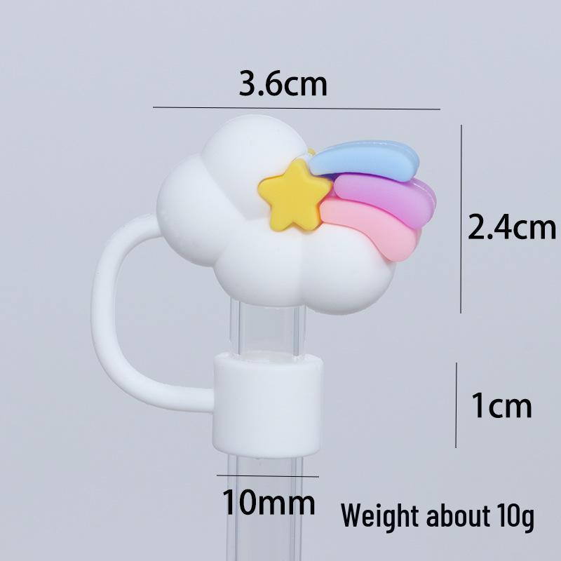 Kreslená hvězda mrak prachotěsná krytka a zátka na brčko pro Stanley - 10mm označování