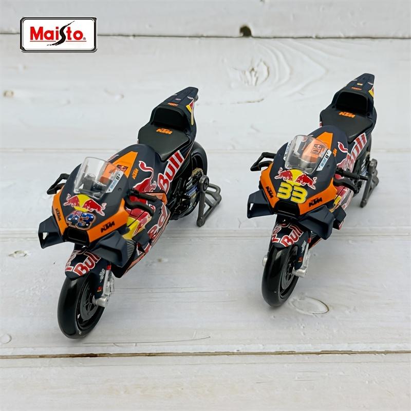 1:18er Maßstab Red Bull KTM Factory Racing Motorradmodell Langlebiges Zinklegierung Druckguss Spielzeug Wetterbeständiges Sammlerstück Geschenk für Motorrad-Enthusiasten