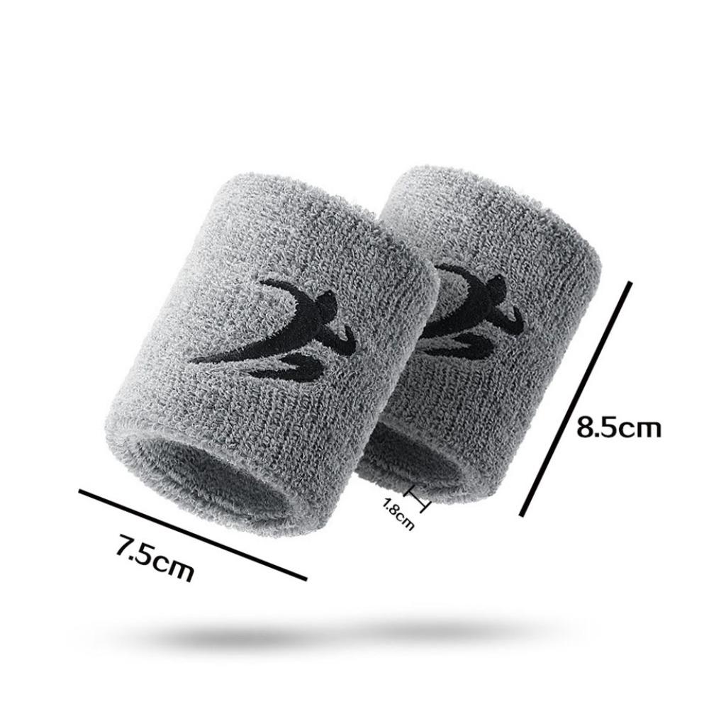 Sweat-absorbent Tennis Wristband Breathable Yoga Wrist Wrap Fitness Wrist Brace Outdoor Sports