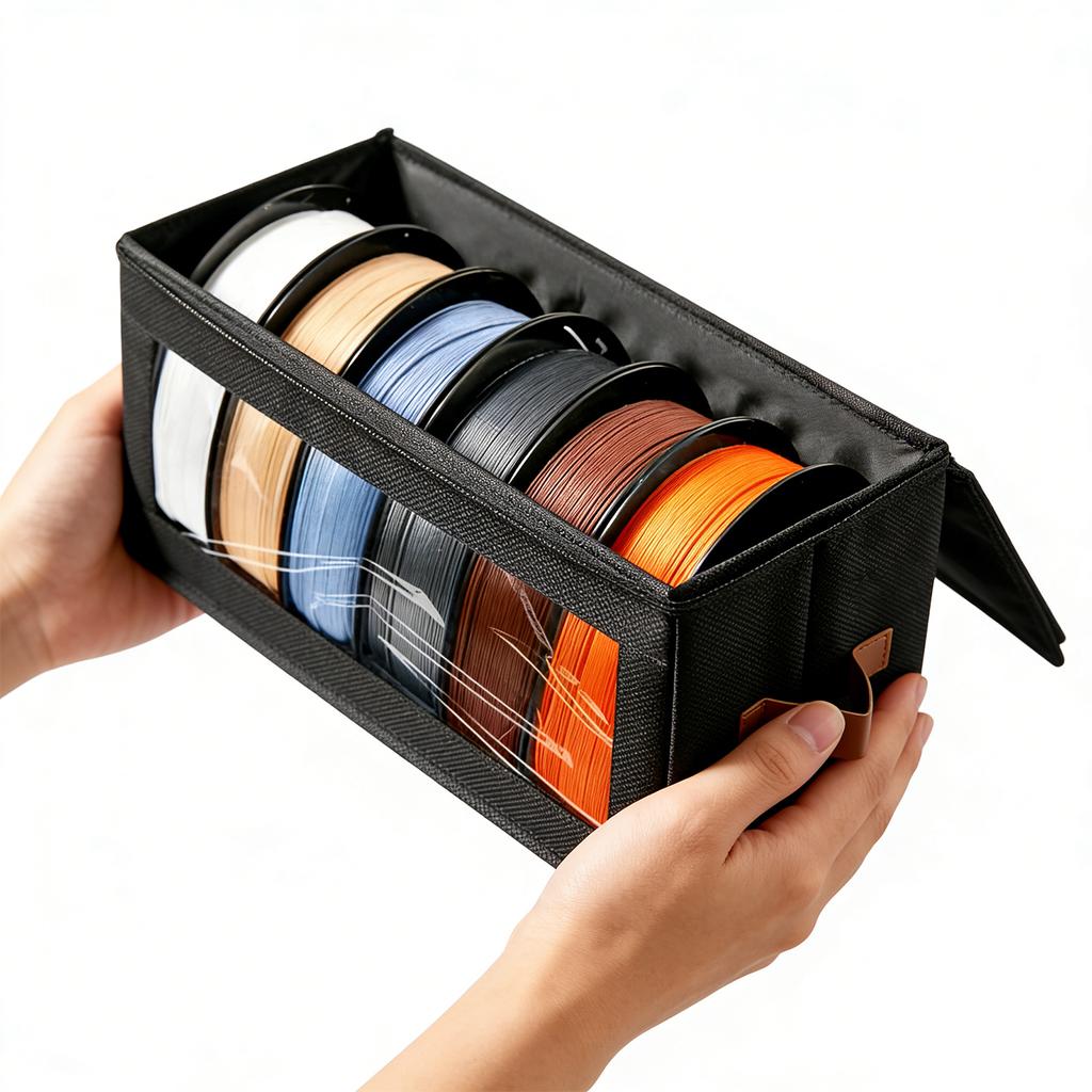 3D Printer Filament Storage Containers Filament Dehumidifier Storage Cabinet for 3D Printing Enthusiasts Home Studio Workshop