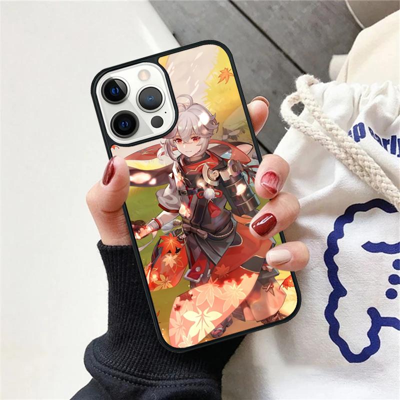 Genshin Impact Kaedehara Kazuha Phone Case Cover For iPhone 17 Air 12 Plus Max for iPhone 17 Air 15 16 11 13 14 Pro Max
