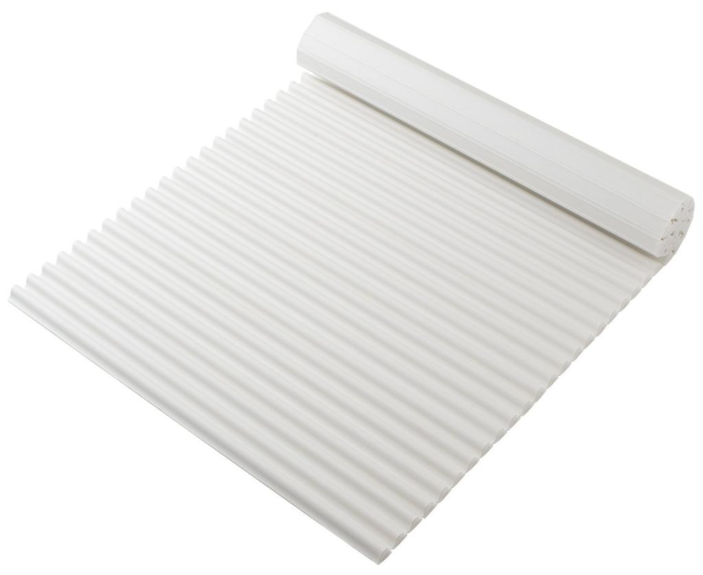Topre Antibacterial Shutter-Type Bathtub Lid, Color Easy Wave, 75 X 160 Cm, White, L16