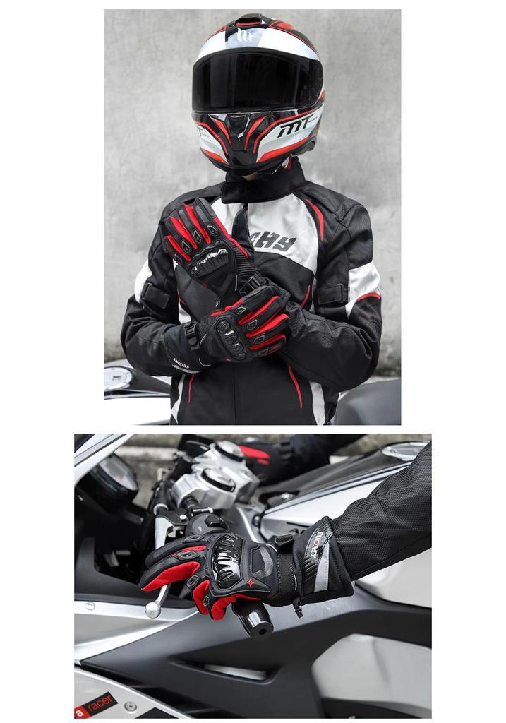 Suomy Waterproof Winter Motorcycle Gloves - Windproof, Touchscreen Compatible, Protective for Men