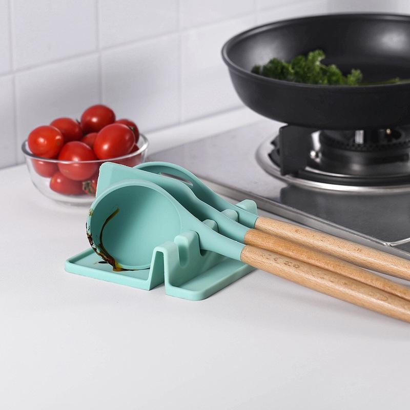 Multi-Purpose Silicone Storage Rack Non-Stick Silicone Holder Tray for Art Tools Kitchen Utensils Bathroom Accessories