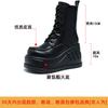 10Cm heightening British style Martin boots women's 2025 autumn and winter new thick-soled medium tube short boots women's versatile fashion women's