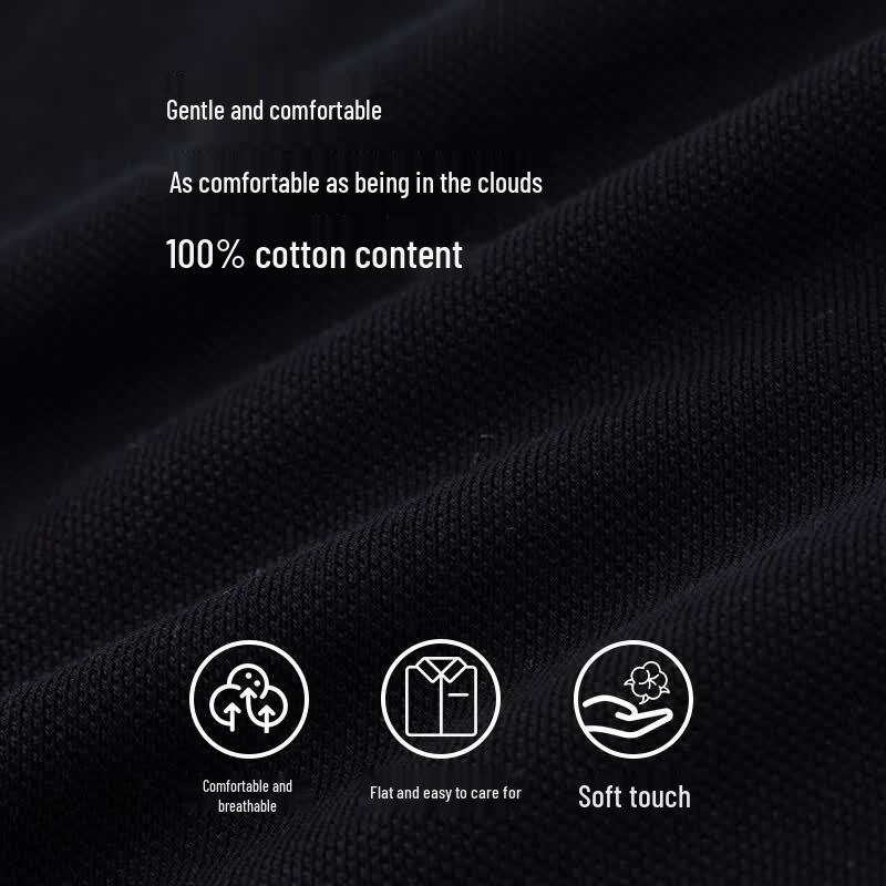 U.S. POLO ASSN. Men's Long-Sleeve Pure Cotton Polo Shirt