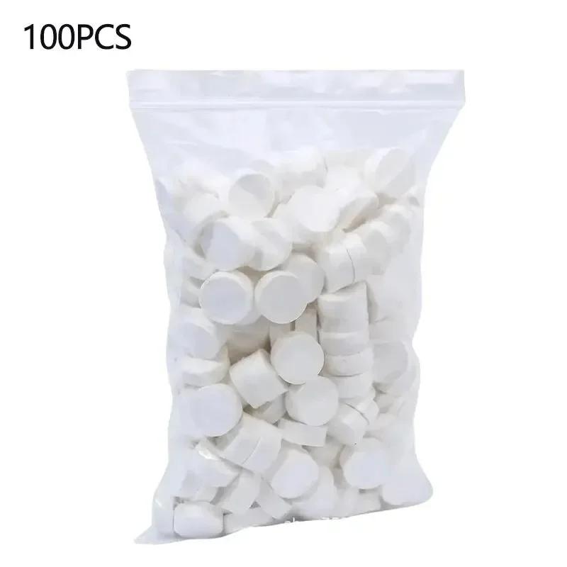 100PCS Camping Compressed Towels – Disposable Travel Face & Wash Towels, Absorbent & Portable for Outdoor, Hotel & Tactical Use