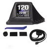Black Car HUD Display Multifunction Dual Mode OBD GPS HUD Gauge 4 Alarm for Vehicle