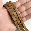 8X20MM Natural Square Tube Stone Beads Amazonite Aventurine Howlite Dalmation Gem Beads Charm For Jewelry Making Artistic works