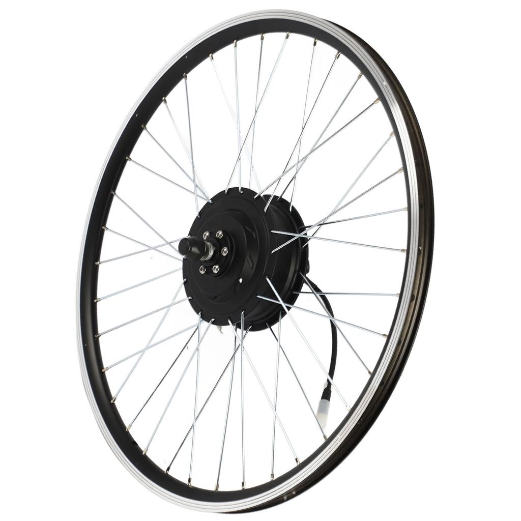 26in 500W Electric Bike Hub Motor Kit LCD S866 Display Panel Front Drive Gear Motor Kit for