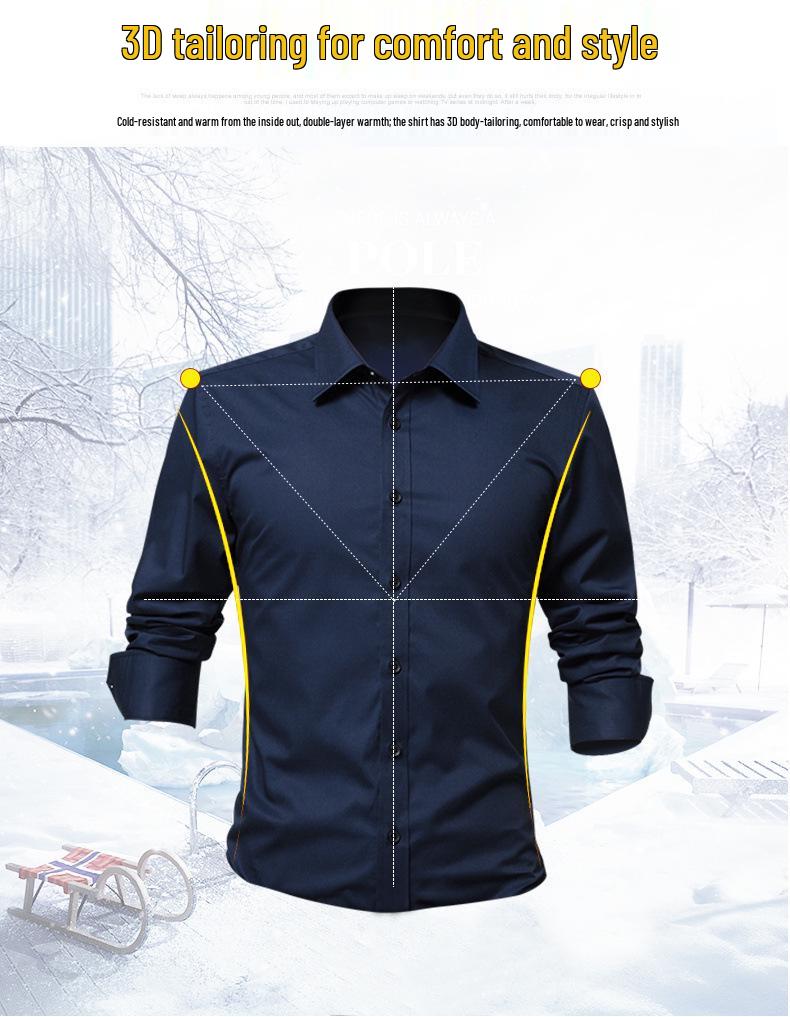 Herren Koreanischer Stil Slim Fit Graues Langarmhemd - Trendige Freizeit- und formelle Kleidung für Frühling und Herbst