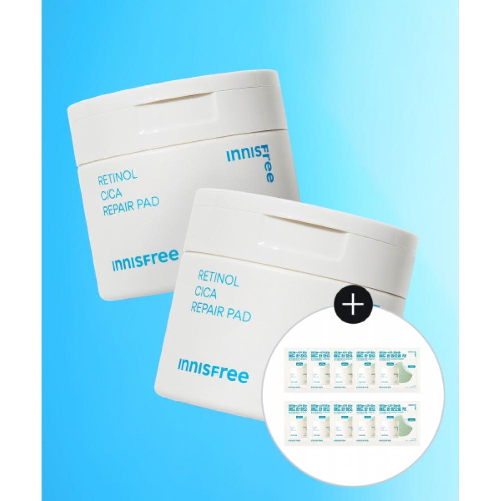 Innisfree [free Gift] Retinol Cica Repair Pads 60 Sheets 2 FREE