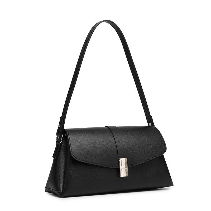 Crossbody Bag - Retro Fashion Single-shoulder Small Square Bag - Genuine Leather Bag for The Armhole - Women's Business Bag