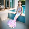 Meerjungfrauen-Prinzessin Fischschwanz Bikini Badeanzug für Mädchen