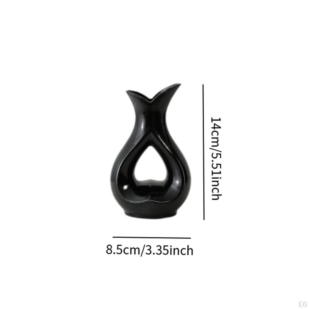 Boho Modern Vase, Decorative Flowers Vase for Arrangement, Mantel, , Wedding Decor