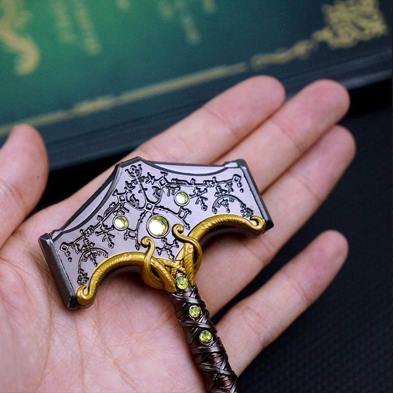 God of War Alloy Game Peripherals Models Pendant Anime Kratos Weapon Metal Replica Miniature Decoration Blade of Chaos