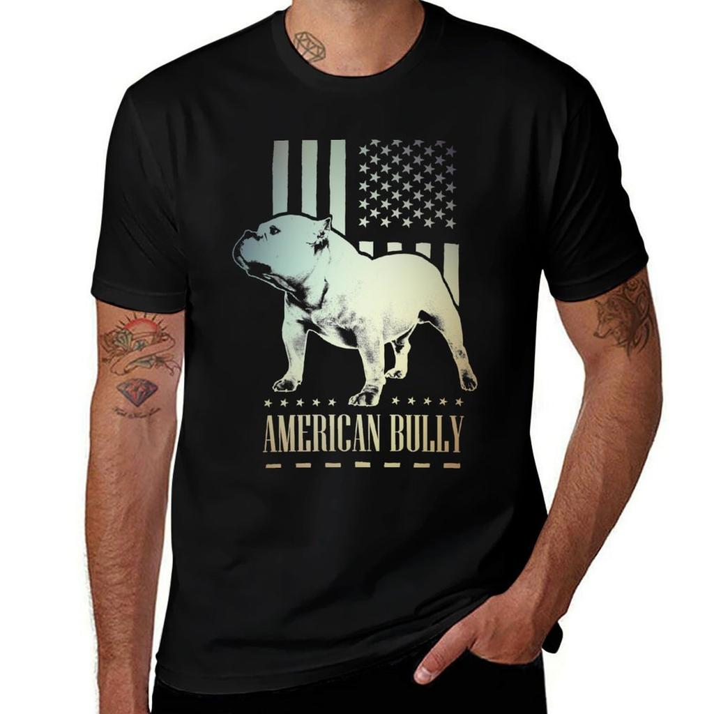 American Bully Tshirt Basic Solid Tee For Daily Use Tshirt