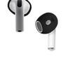 Applicable to AirPods4 earmuffs earphone cover ultra-thin non-slip and scratch-proof silicone protective cover 5 pairs in white.