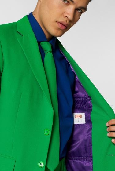 neon green suit jacket