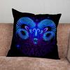 Zodiac Sign 12 Constellations Pillow Case For Home Bedroom Car Office Decoration Living Room Sofa Cushion Cover Suitable