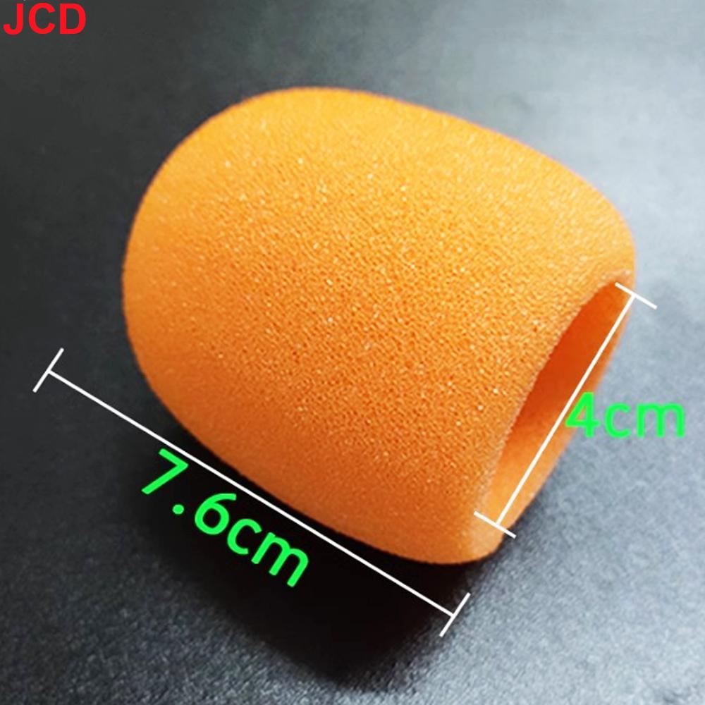 JCD 10pcs Mix Colors Sponge Microphone Set Replacement Foam DJ Stage Windshield Wind Shield Cover Thick Washable