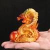 Resin Color Changing Tea Pet Small Ornament Lucky Animal Dragon Sculpture Creative Play Mini Tea Set Accessories, Boutique , 1Pc