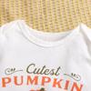 3pcs Baby Cotton Long Sleeve Romper & Pants & Hat Outfit Set with Cute Letter Prints Clothes Set