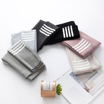 Quality Leggings Outer Wear Autumn and Winter New Fleece Thickened Nine Points High Waist Thread Thin Versatile Elasticity