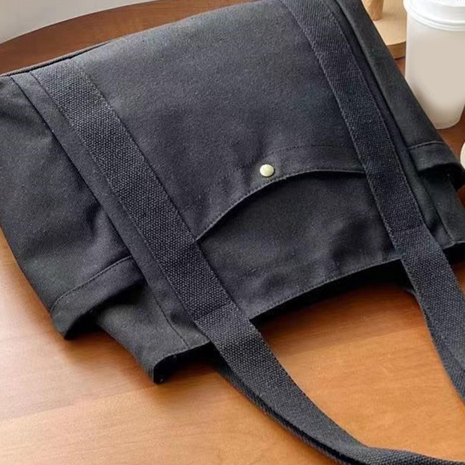 Большая вместительная холщовая сумка для поездок на работу и универсальная сумка для ланча — фото 8