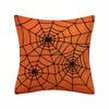 Halloween Throw Pillow Covers Vintage Style Decorative Cushion Cases, Woven Zippered Pillowcases Trick Or Treat