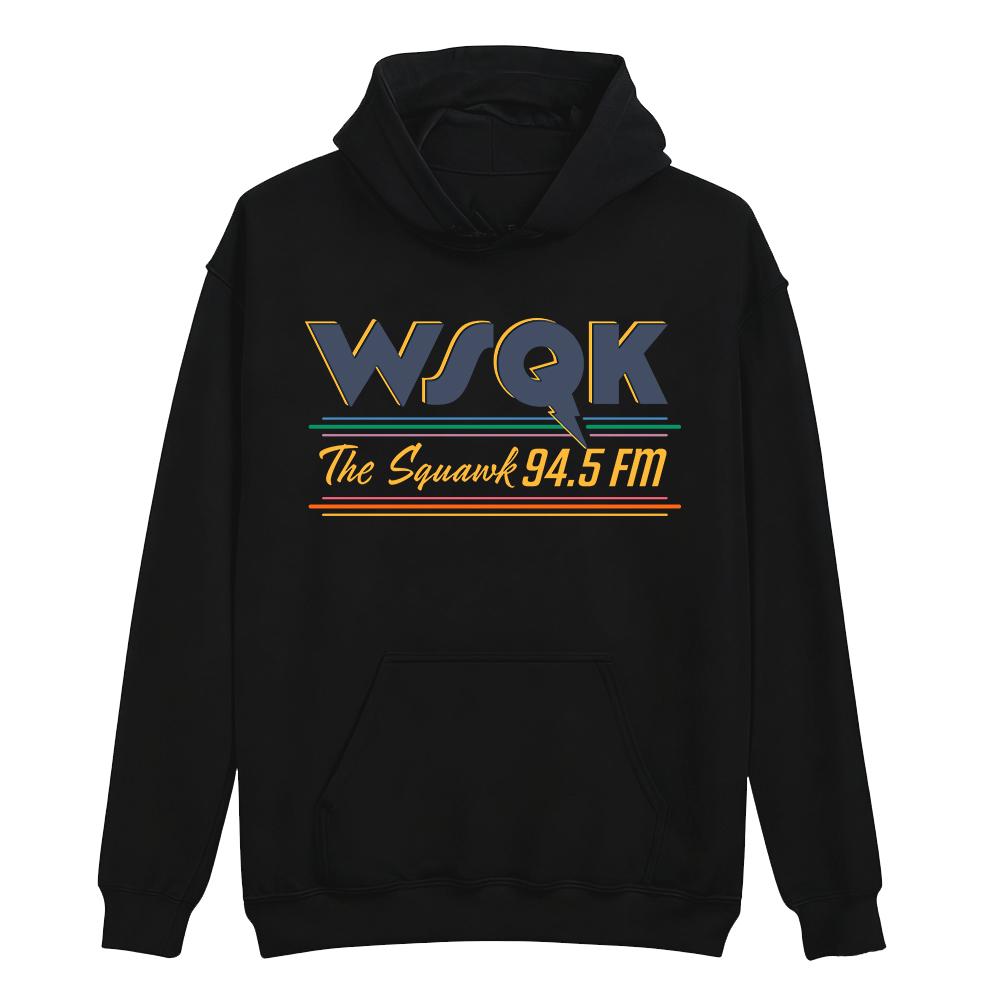 WSQK The Squawk 94.5 FM Bluzy Beam Me Up Place Sucks Nadrukowane Bluzy z Długim Rękawem z Kapturem Odzież Unisex