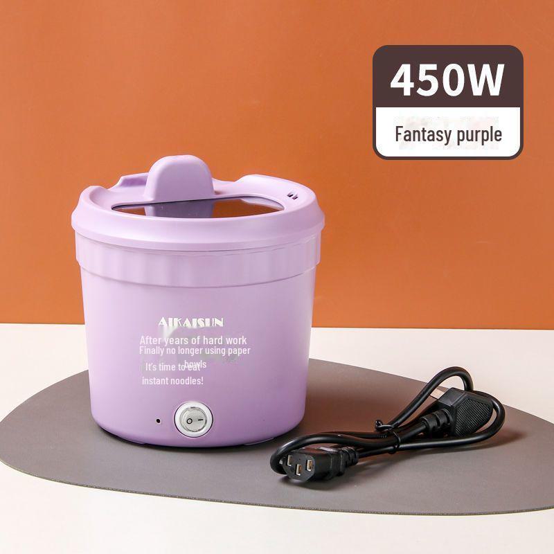 

Компактная многофункциональная электрическая кастрюля: Идеально подходит для общежитий, быстрого приготовления, приготовления лапши быстрого приготовления, приготовления на пару и многого другого.