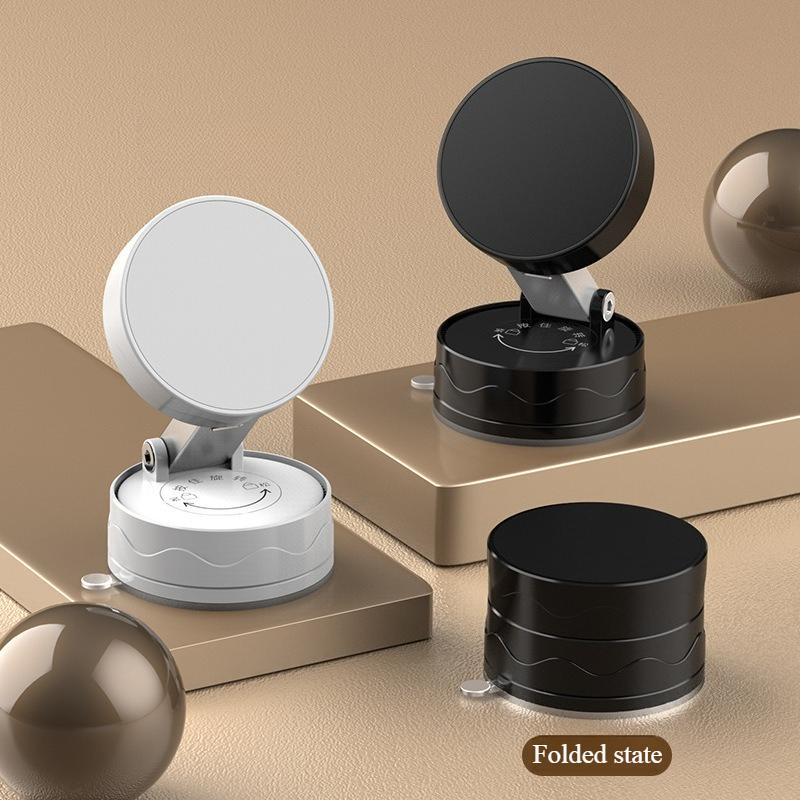 Vacuum Magnetic Suction Cup Phone Holder, Foldable and Easy To Store, Lazy Support Frame, Car and Home Dual-use Phone Holder