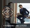 Men's Luxury Leather Strap Supercar Racing Waterproof Sports Watch