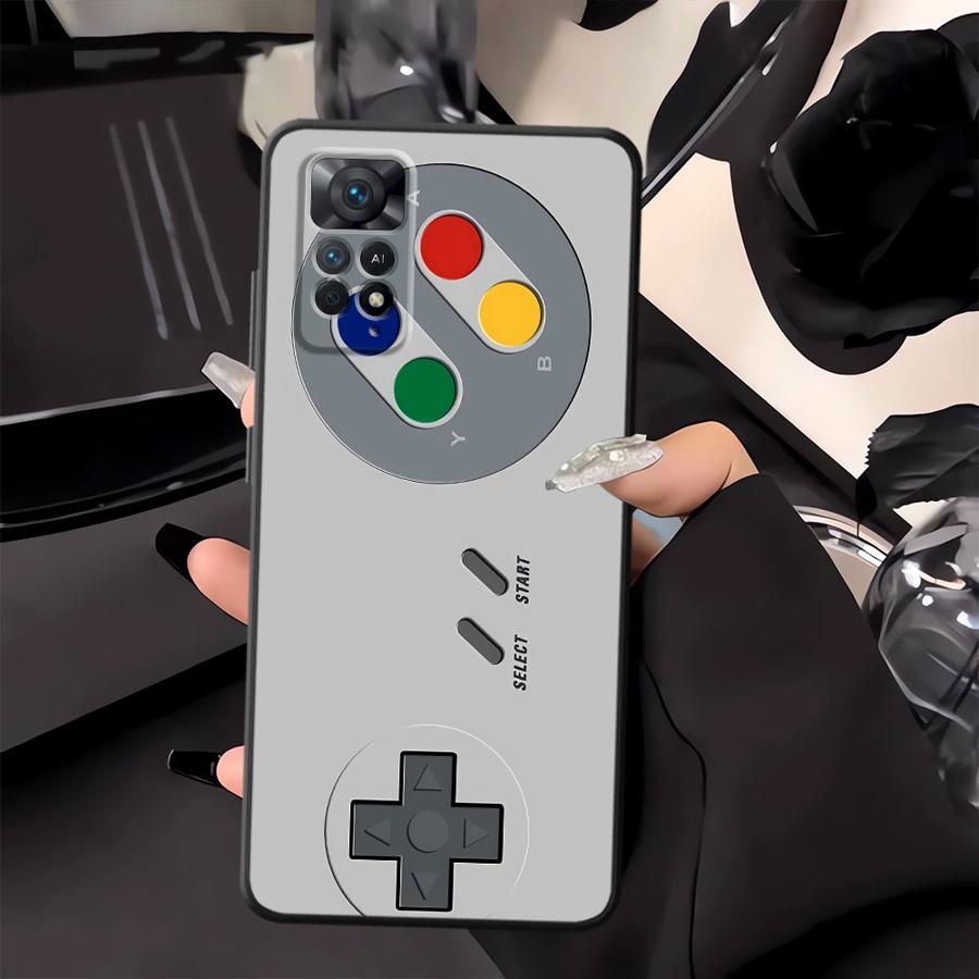 Case for Xiaomi Redmi Note 9 14 10 10S 9S 12 Pro 13 Pro Plus 7 8 11 11s 12s Funda Phone Cover Retro Cameras Games