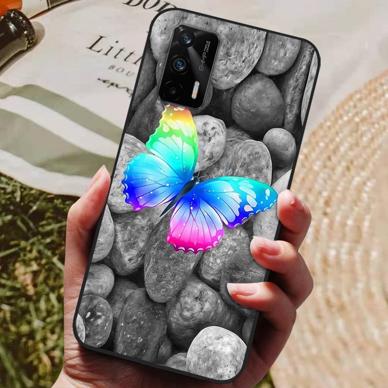 Für Realme Q3 Pro 5G Hülle Wolf Cartoon Silikon Weiche TPU Rückseite Für Realme Q3 Pro 5G Handyhüllen Realme Q3Pro 5G Fundas Coque