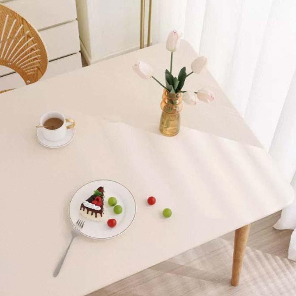 Smooth Imitation Sheepskin Tablecloth Rectangular Desk Protection Cover  Dining