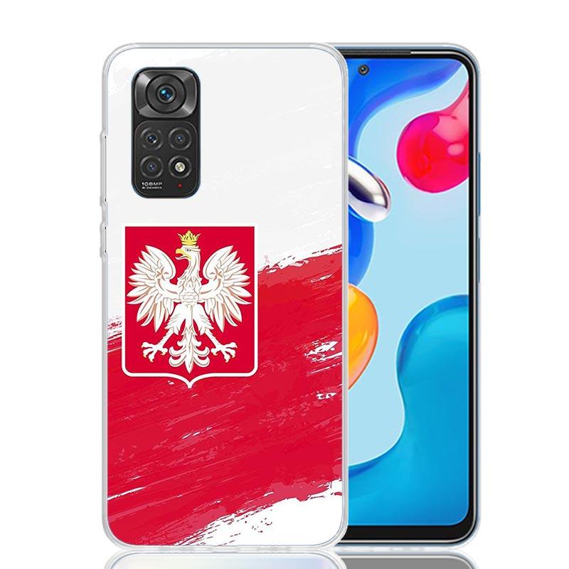 Poland Flag Phone Case For Xiaomi Redmi Note 15 14 13 12S 12 Pro Plus 11S 11E 11 11T 10S 10 Art Soft Pattern Cover Redmi Note 14