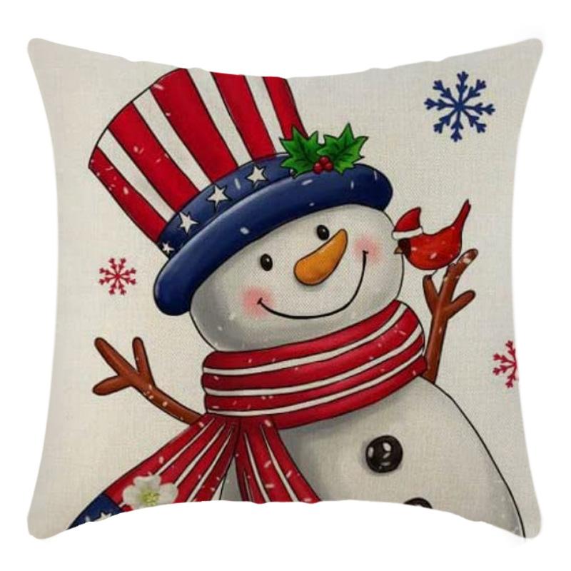 Weihnachts-Überwurf-Kissenbezug Heimdeko Weihnachtsgeschenk Kissen Sofakissenbezug Kissenbezug