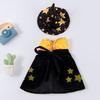with Witch Hat Cat Cosplay Cloak Star Kitten Dress Funny Small Dog Knight Cape  Cat