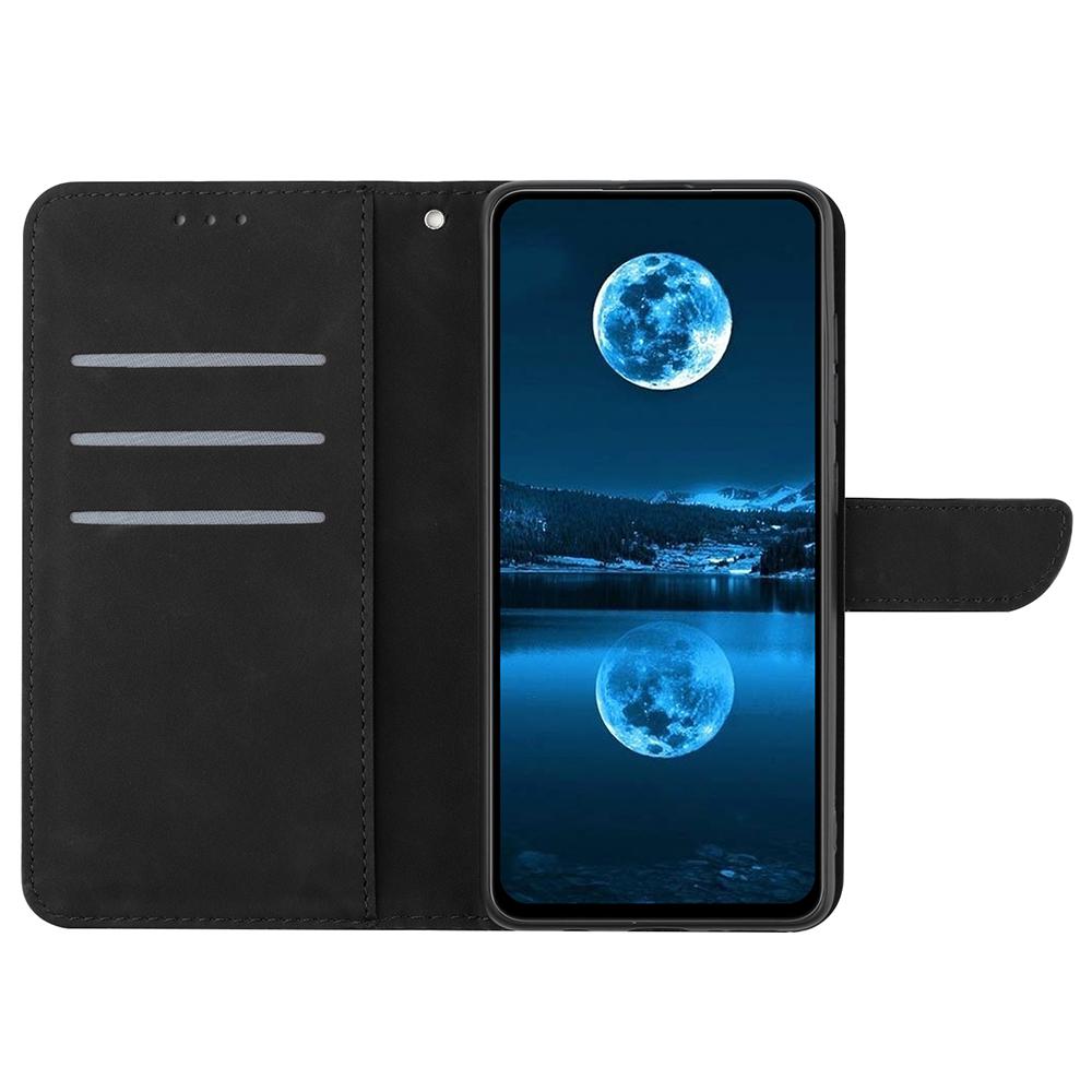 

HT05 For Xiaomi Redmi A3/Poco C61 4G Wallet Phone Case PU Leather Folio Flip Cover Blue