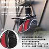 Rockbros Saddle Bicycle Frame Large 3D Easy To Cross Cycling Bag, Bag, Bag, Waterproof, 1L, Capacity, Shell, Reflective, Install, Bike, MTB, (Red)