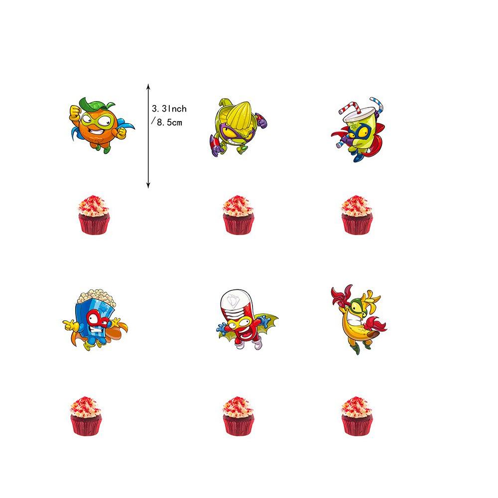 30 stk Superthings Festartikler Inkluderer en Banner, Kaketoppere, Ballonger