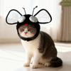 Funny Cute Pet Fly Hat Noise Protection Soft Pet Headgear Warm Cat Head Cover Party