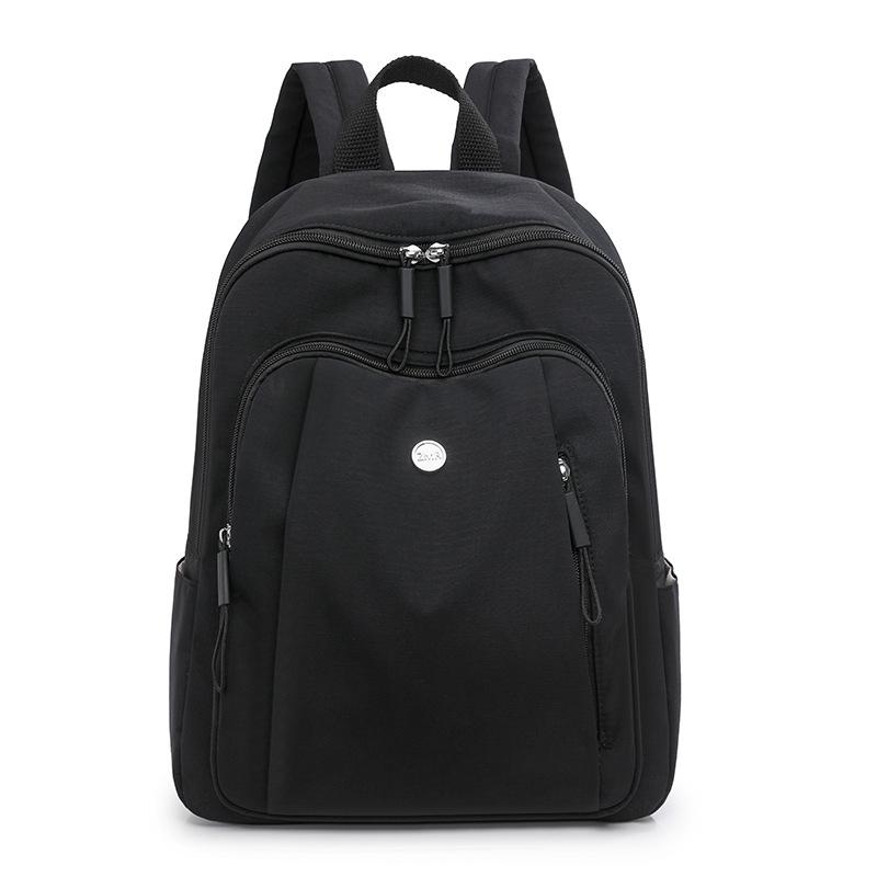 Trendy Women's Large-Capacity Nylon Backpack for High School and Travel