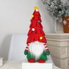 Christmas Dwarf Faceless Old Figurine Creative Fireplace Ornament Festive Family Gnome Decoration for Fireplace Table Center TV Stand
