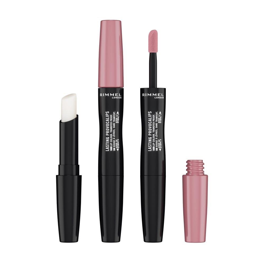 Rimmel Long-lasting Provocalips 2-in-1 Lipstick 220 Come Up Rose, 6ml